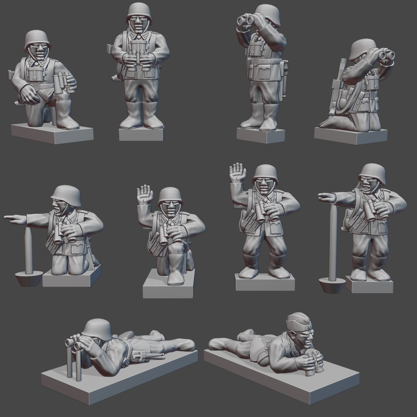 German WW2 Observers (1939-43) in Jackboots WWII-DE-9